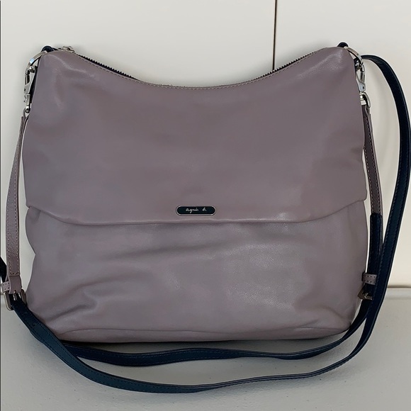 Agnes B. Handbags - Vintage 80s Agnès b 2-ways Leather Bag